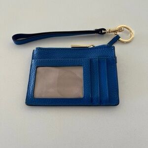 Royal blue MK wallet